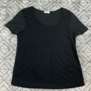 Escada Sport top with velvet sequins size M